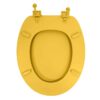 Oval Toilet Seat Solid Yellow Sunshine Wood