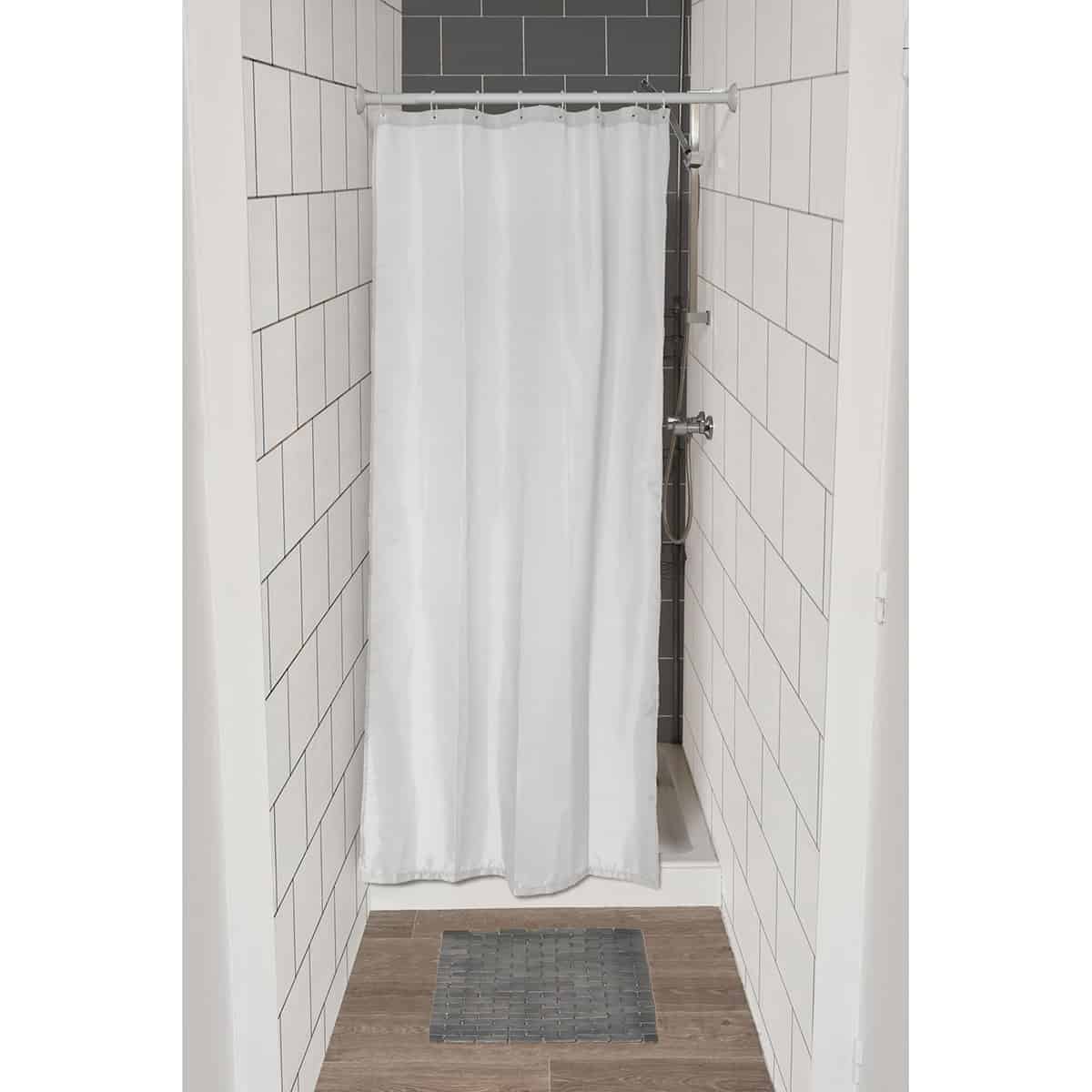 extra long shower curtain liner gray