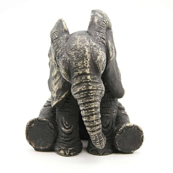Sitting-Elephant-Statuette