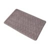 taupe Zigzag bath rug