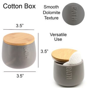 Cotton box dimensions and features diagram