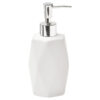 Hand Soap and Lotion Dispenser Diamond White
