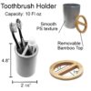 size grey PADANG toothbrush holder