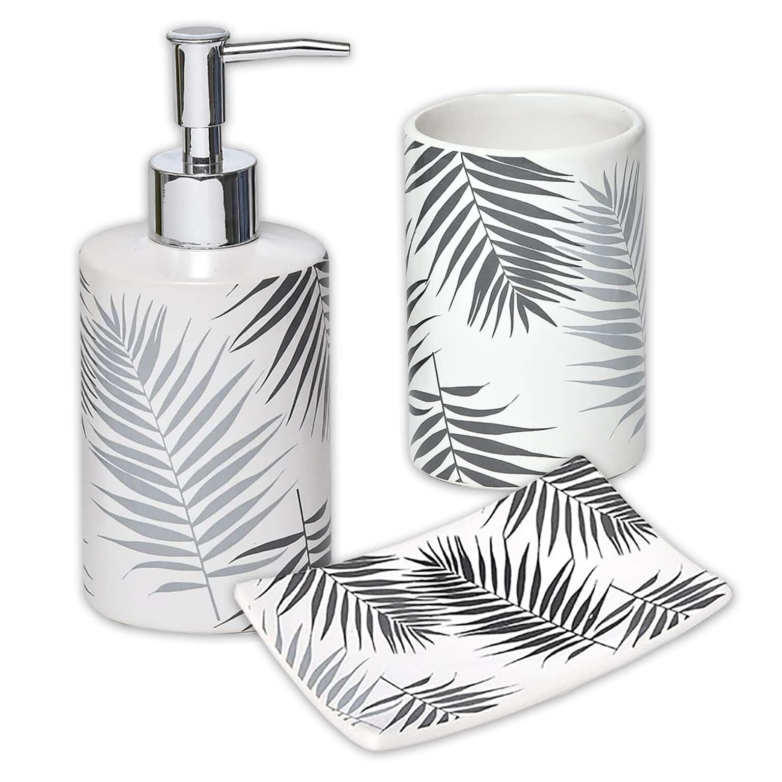 Hand Soap and Lotion Dispenser Diamond Grey