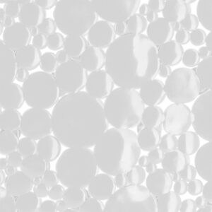 White pebbles bubbles bathtub mat texture close-up