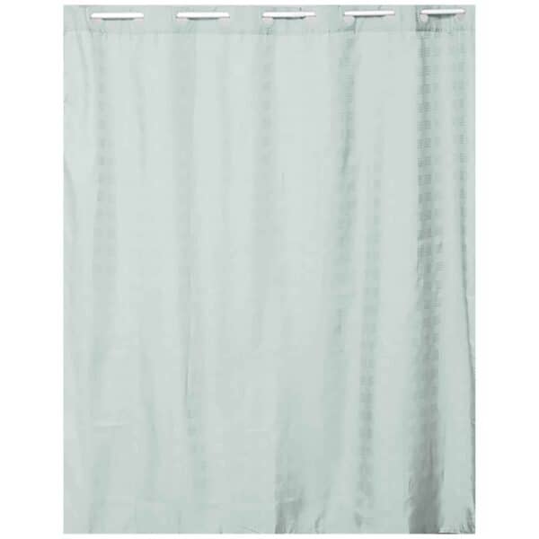 Hookless Shower Curtain Polyester Cubic- Color Matching Hooks 71L x 79H- 180 x 200 cm