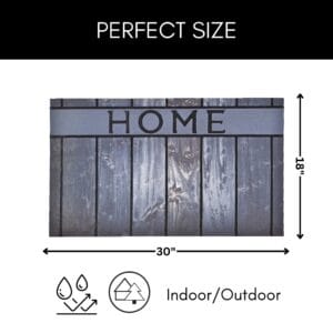 HOME door mat size guide 30 x 18 inches