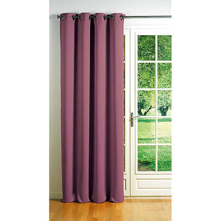 Set of 2 Blackout Window Curtain Panel Square Grommets Cocoon