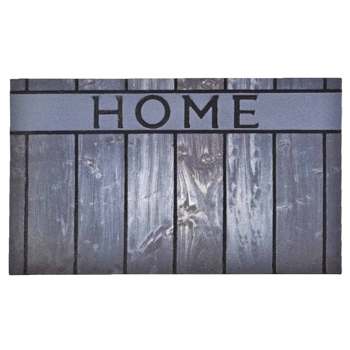 Outdoor Front Door Mat Home Wood Flooring Rubber Rug 30x18 Grey
