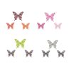 Metal Butterfly With Magnet Luzia 6 pieces