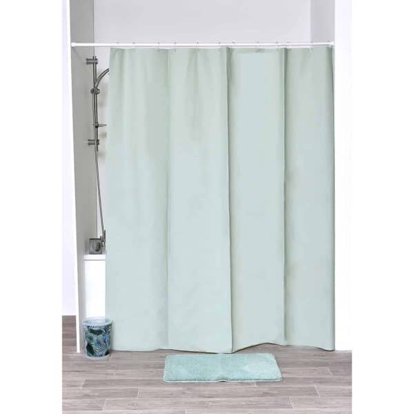 Almond Green Extra Long Shower Curtain