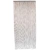 Bamboo Sticks Beaded Curtain 65 Strings Taupe 78.8"H x 35.5"W