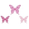 Metal Butterfly With Magnet Luzia 6 pieces