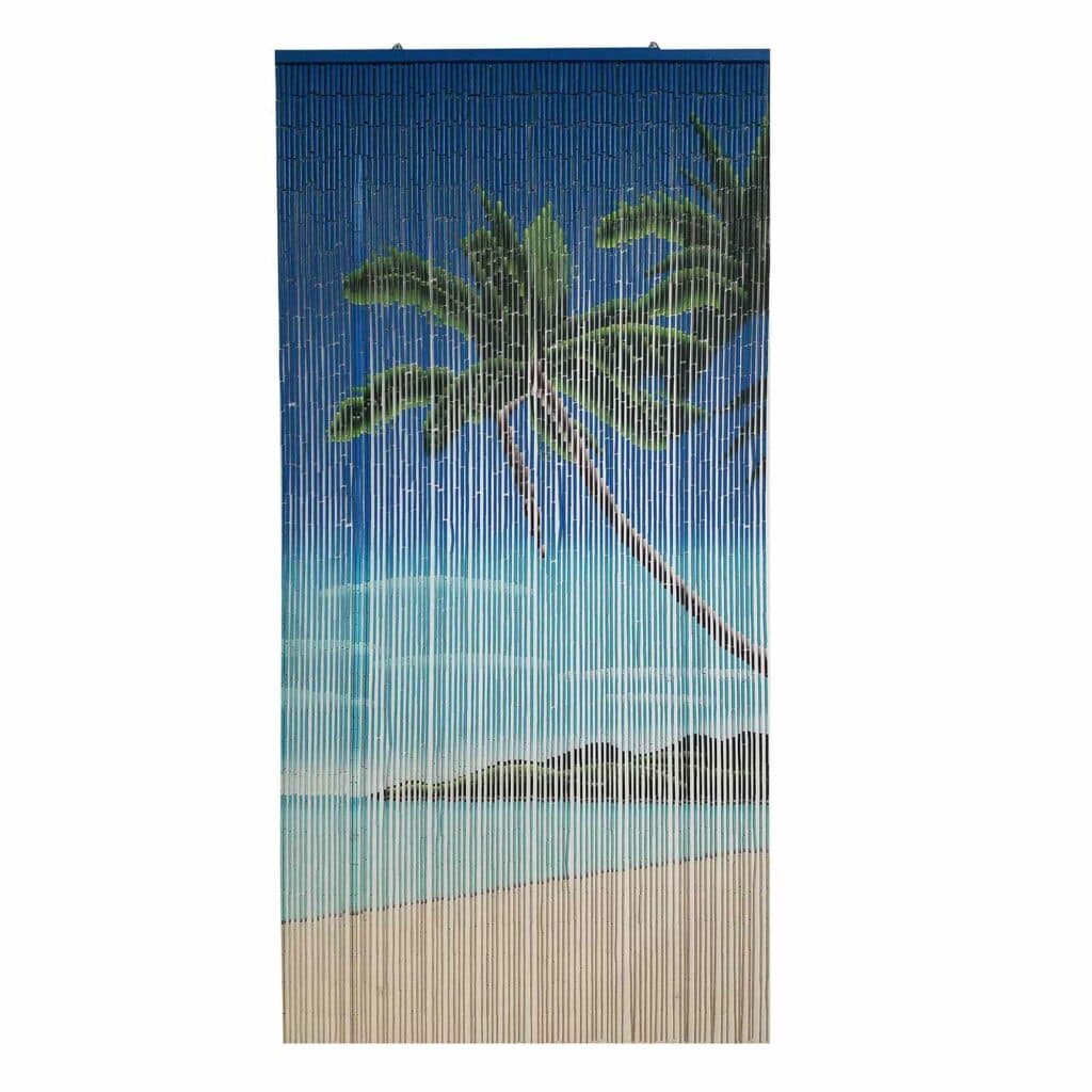 Bamboo Beaded Door Curtain Strings H X W Lagoon