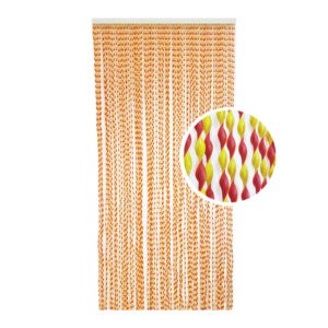 Twisted PVC door curtain