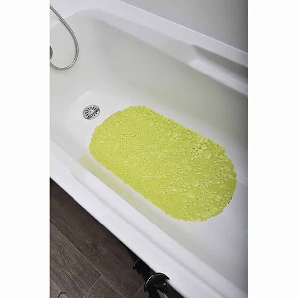 Oval bathtub Mat Lime Green