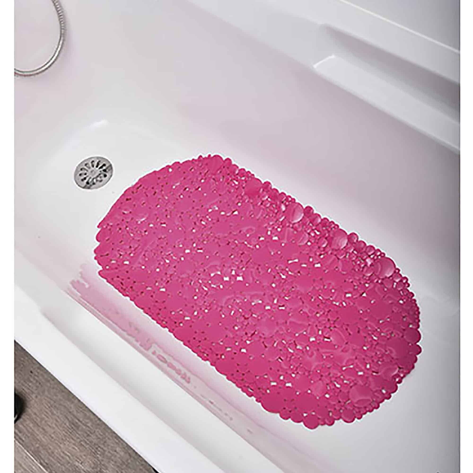Solid Blush Bath Mat