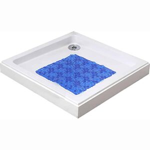 Square Shower Mat Navy Blue