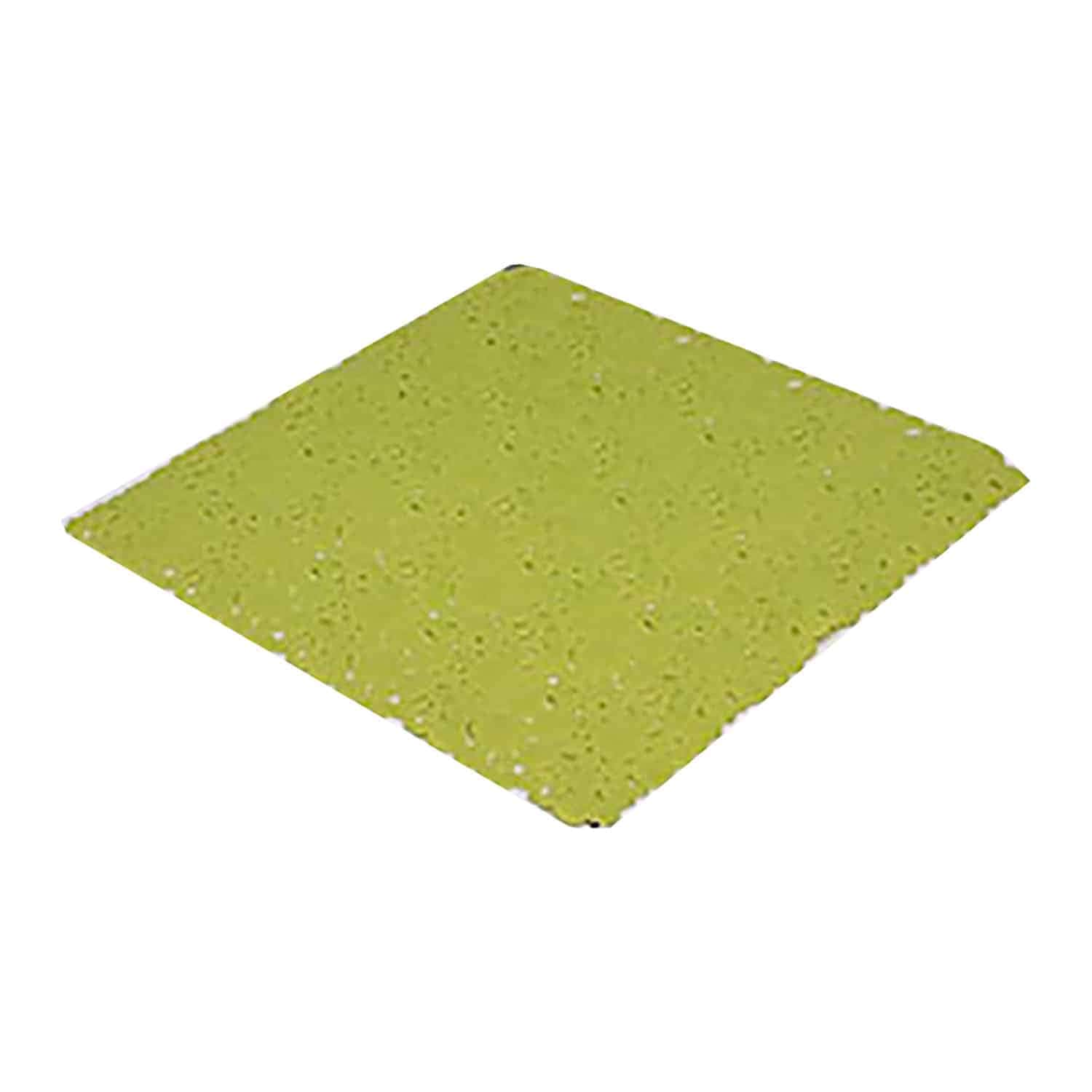 Evideco Bubbles Non-Slip Oval Bathtub Mat Solid Lime Green 28 L x 15 W