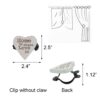 Wooden Heart Clip Big Size Amore Set of 2