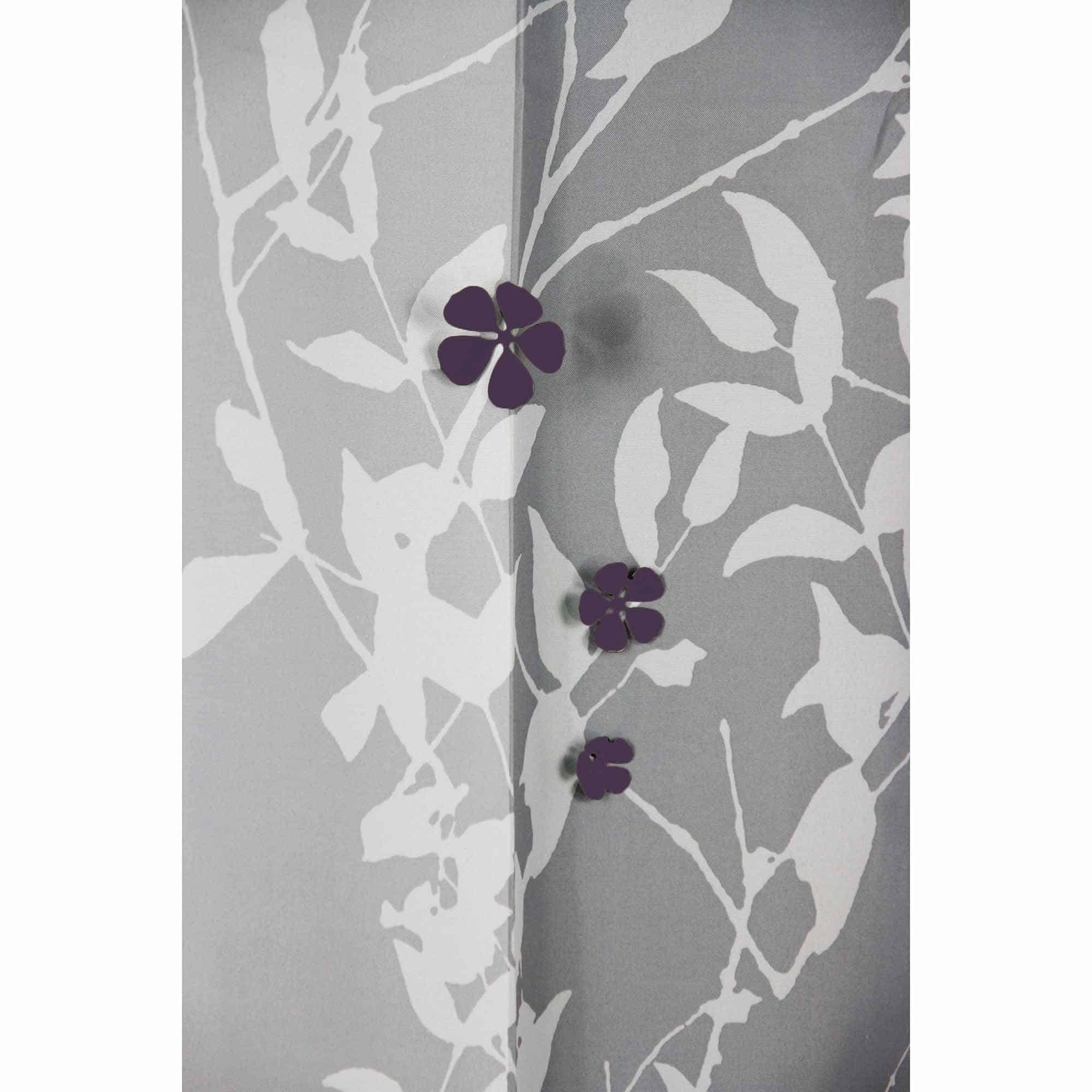 Evideco Metal Flower Curtain Magnet Set of 3 or 6 Floral Decor 