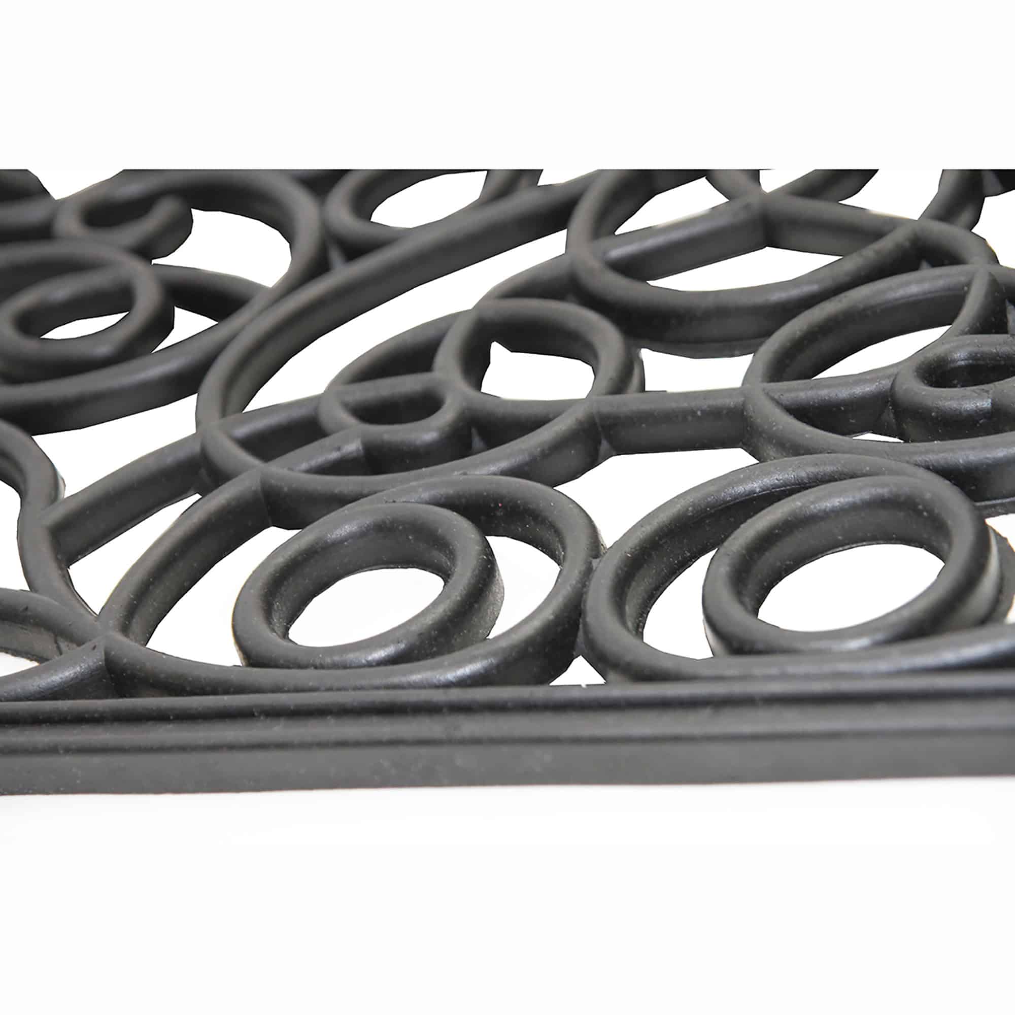 Scrollwork Pattern Close-Up – Rubber Surface Detail