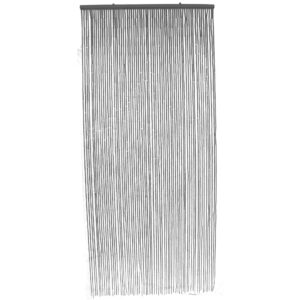 Bamboo Sticks Beaded Curtain 65 Strings Grey 78.8"H x 35.5"W