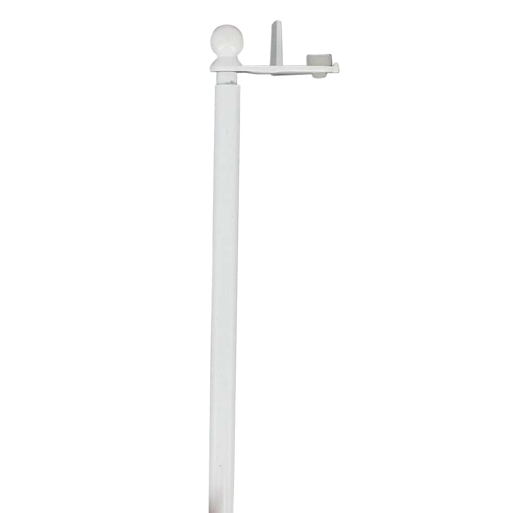 Adjustable Tension Rod FixVit Diam 0.6 inches- 33.12" to 47" (84-120 cm) White