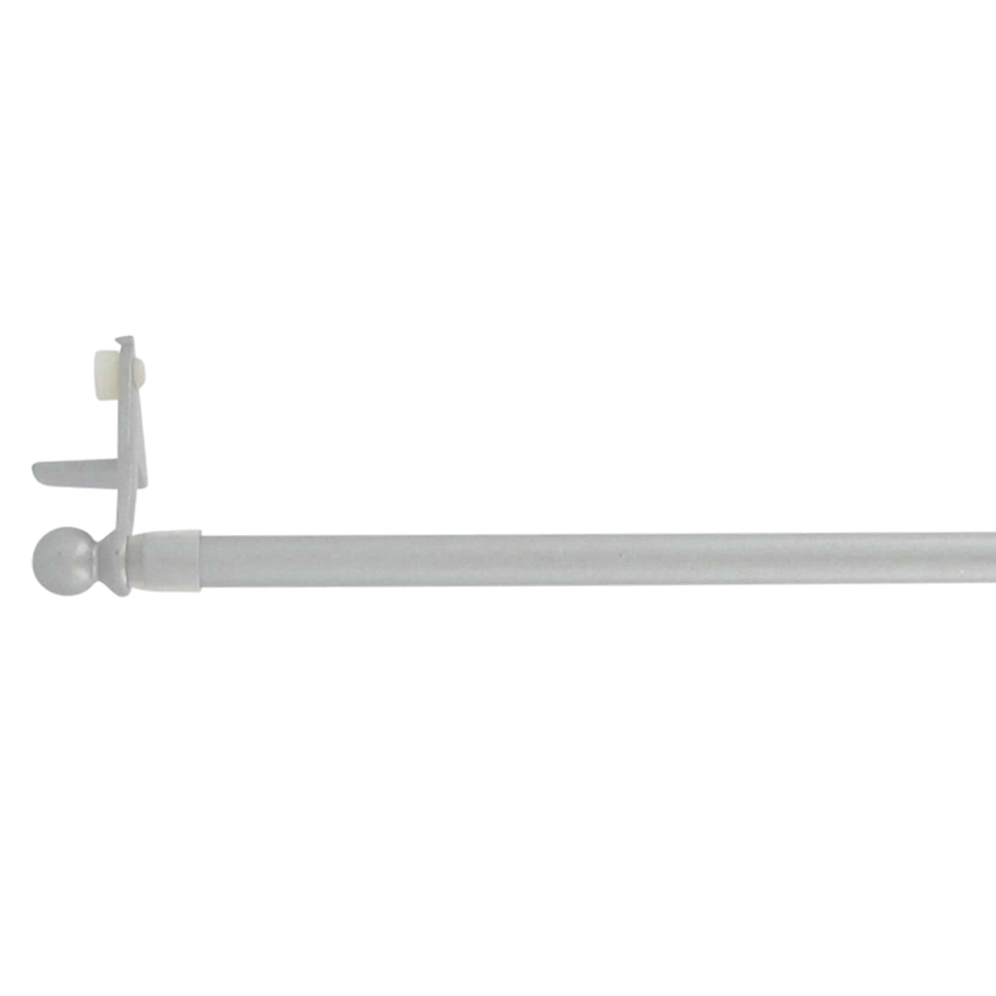 Silver Adjustable Tension Rod FixVit 31"
