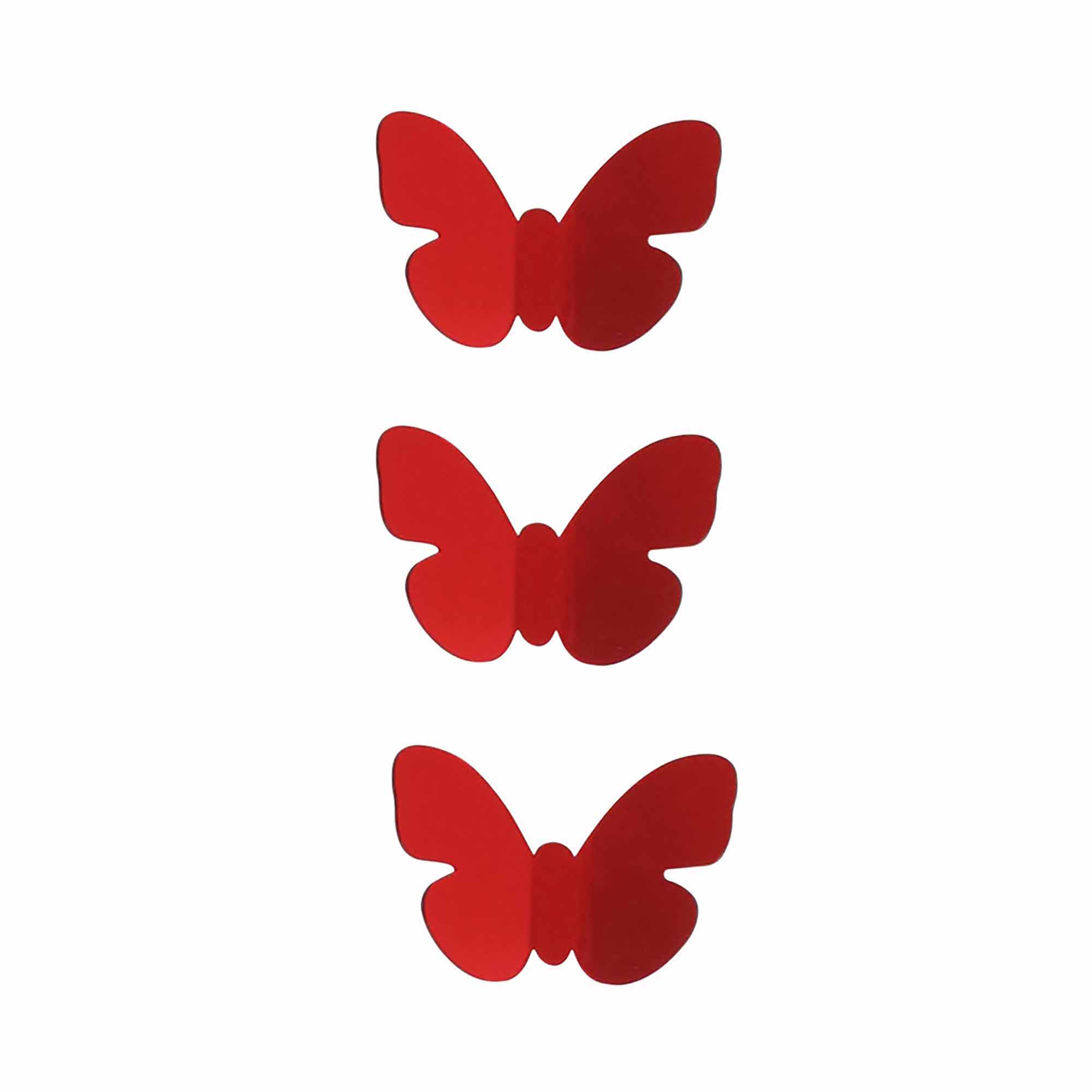 Acrylic Butterfly With Magnet 3 pieces