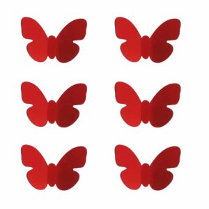 Acrylic Butterfly With Magnet 6 pieces