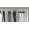 Adjustable 1" Single Window Curtain Rod 50" to 82" Taupe
