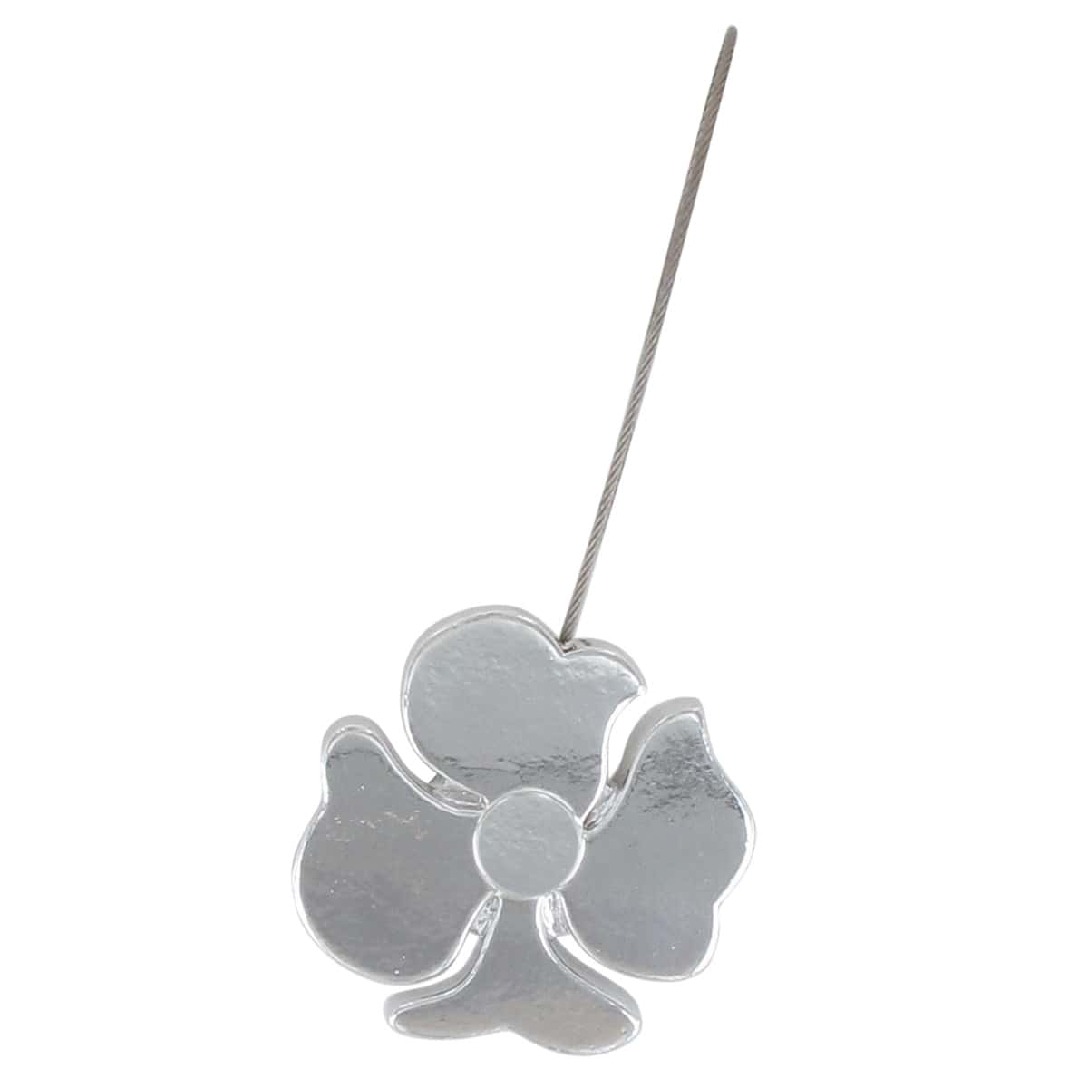 Set of 2 Resin Flower Tieback With Magnet Ines Medium Size