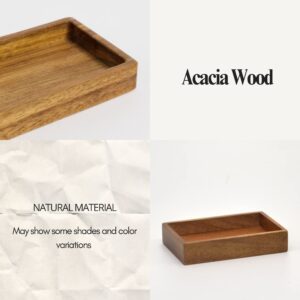 A close-up of the wooden soap dish showcasing its natural grain and color variations.