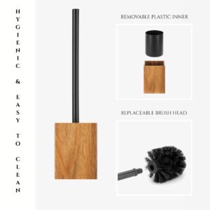 A labeled image showing the removable plastic liner and replaceable brush head.