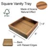 technical details square tray