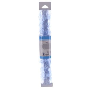 Clear pebbles bathtub mat in retail packaging