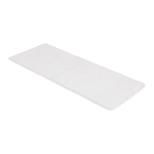 double sink bath runner white