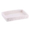 White Stone Effect soap dish holder cup dispenser tray