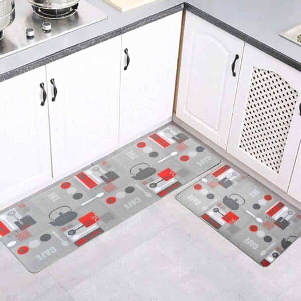 Teapot Anti Fatigue Kitchen Runner Rug