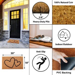 dimensions, materials and other features of the coconut door mat