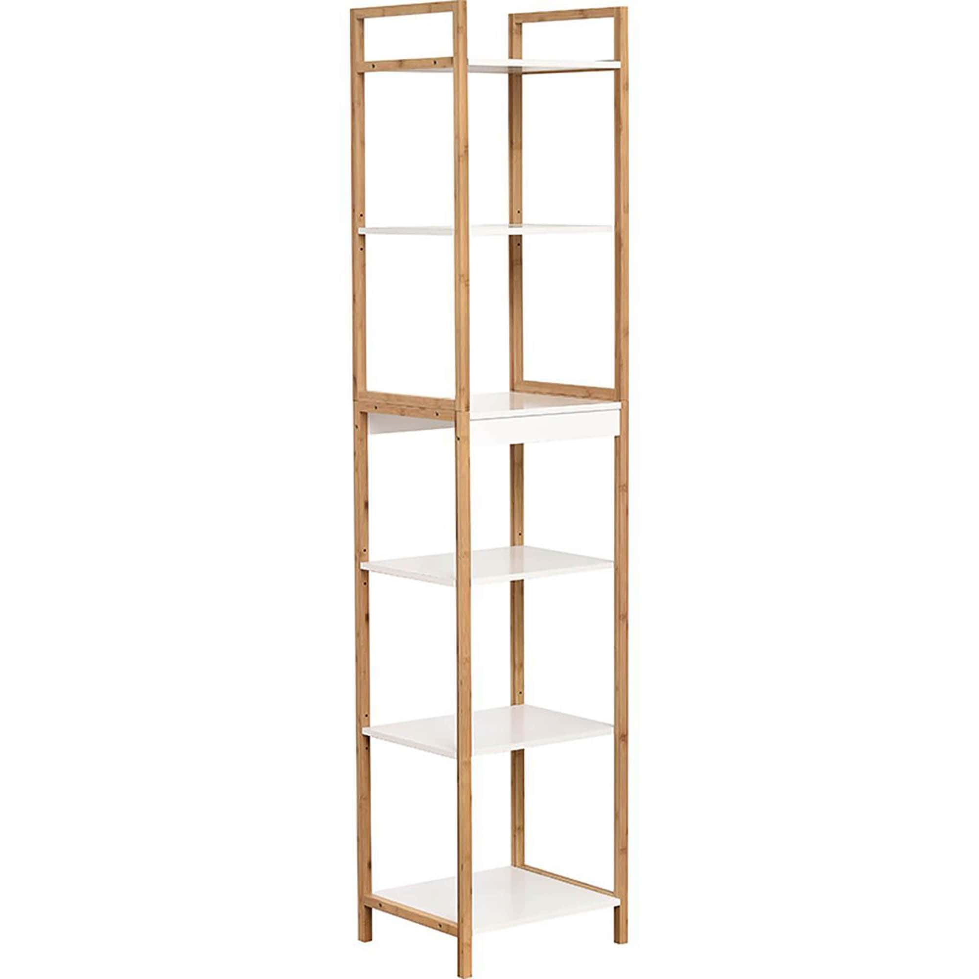 https://evideco.com/wp-content/uploads/2022/09/9925210-Bath-Tower-Shelving-Unit-Storage-Padang-6-Shelves-Bamboo-Frame-Wood-White-1-main.jpg