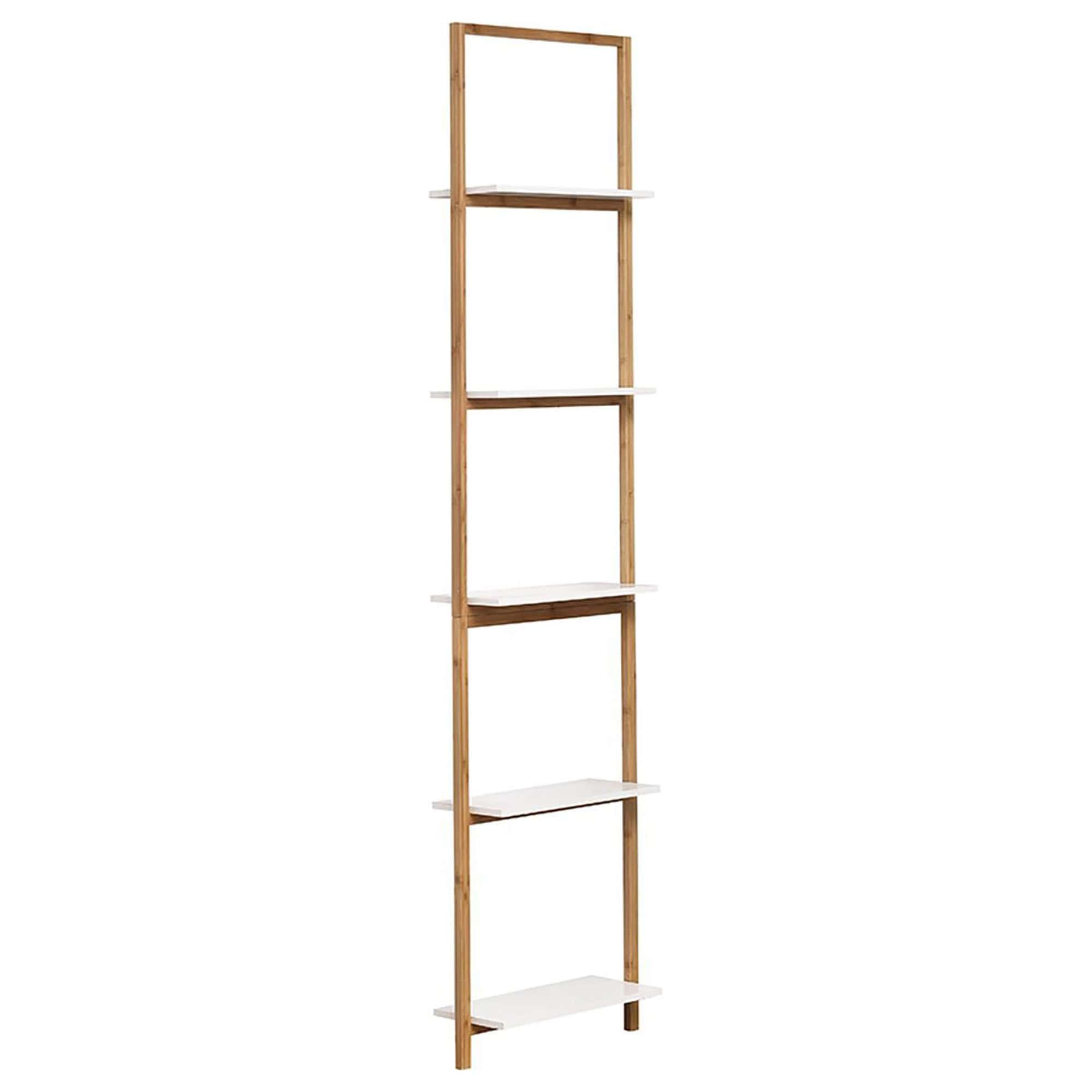 https://evideco.com/wp-content/uploads/2022/09/9926210-Wall-Leaning-5-Shelves-Ladder-Padang-Storage-Bamboo-Wood-White-1-main.jpg