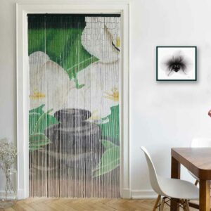 bamboo door curtain