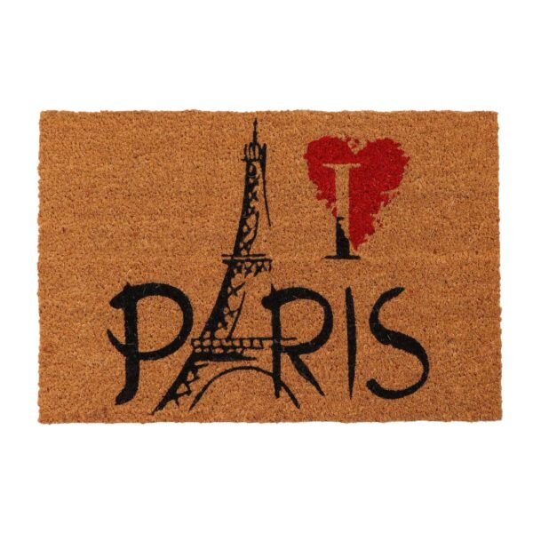 Paris Eiffel printed coconut mat