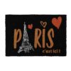 PARIS C’EST ICI printed coconut mat