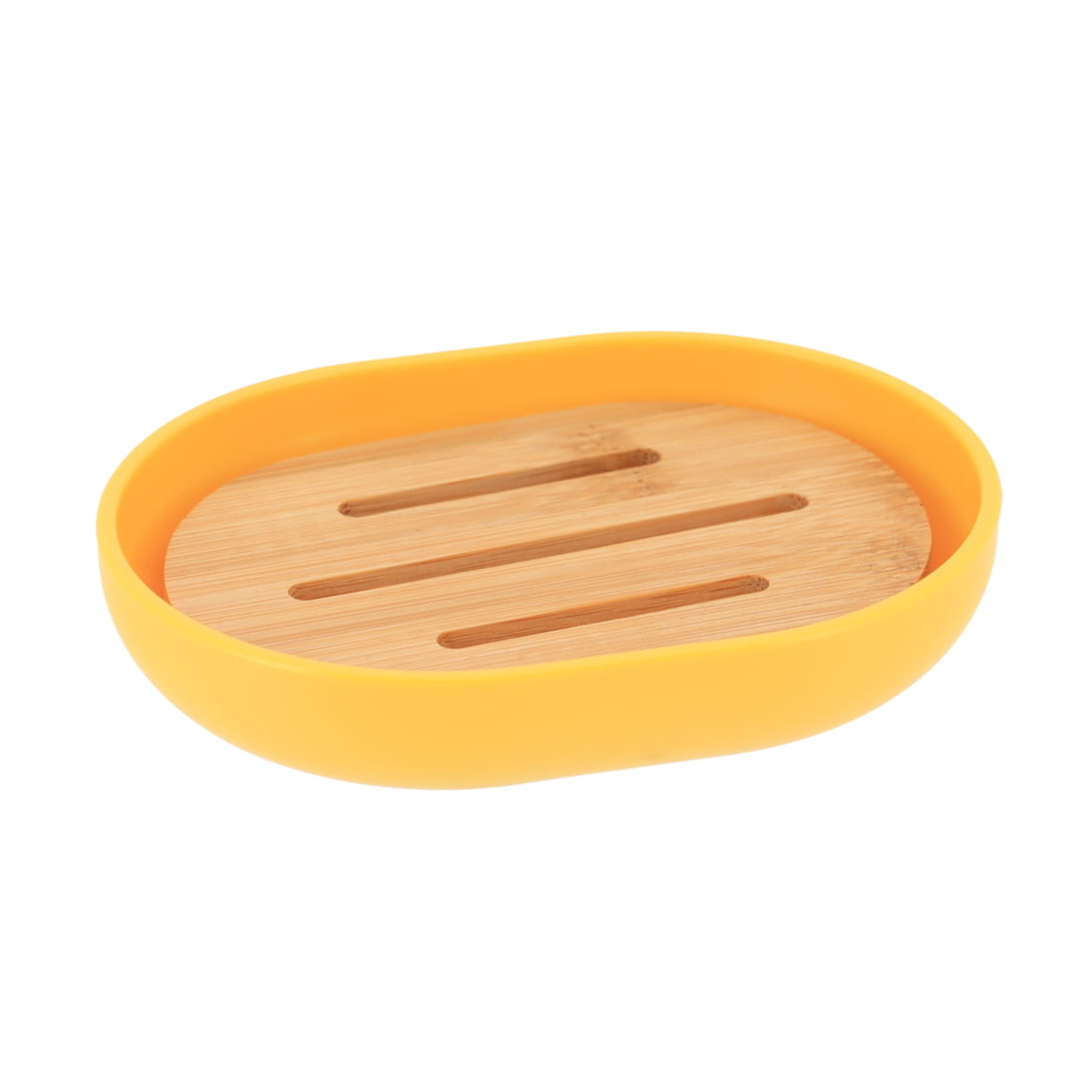 Premium-Yellow-Soap-Dish-Padang-with-Bamboo-Tray-Stylish-Bathroom-Storage-Accessory-for-Elegant-Organization