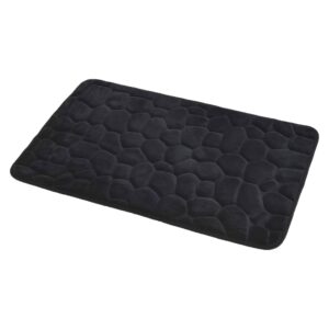 black bath memory foam mat