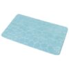 aqua blue bath memory foam mat