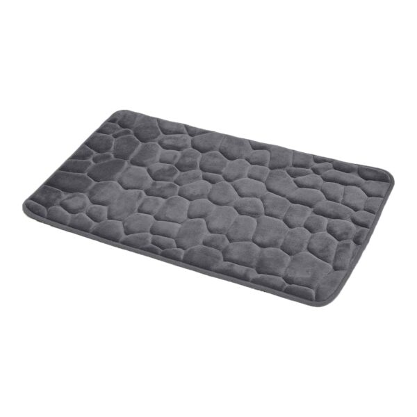 dark gray bath memory foam mat